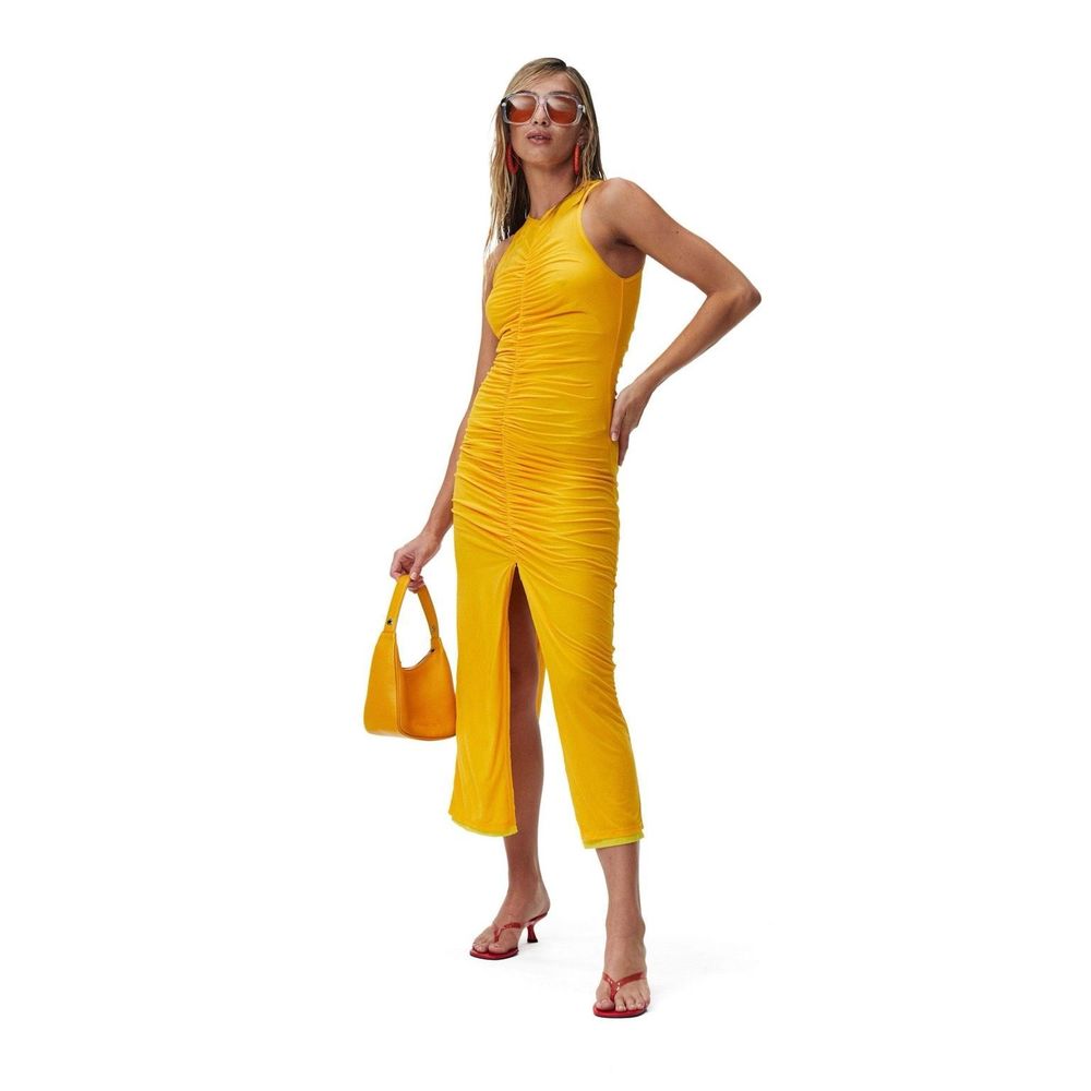 SIMON MILLER Zeet Ruched Maxi Dress